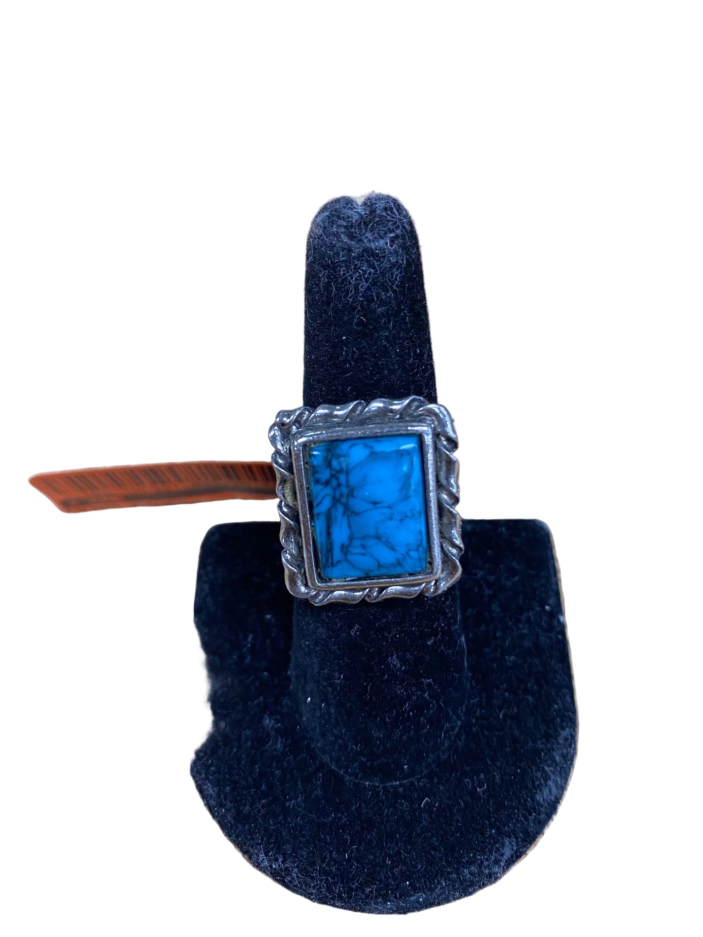 Ring Other  In Blue, Size:6.5