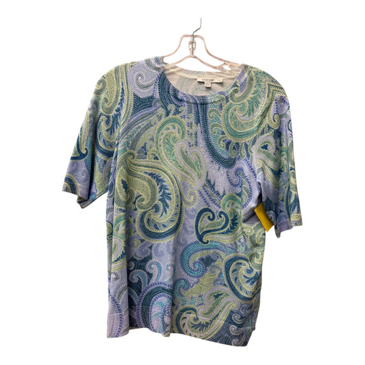 Sweater Ss By Chicos In Purple, Size:M