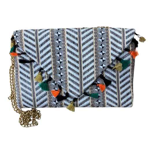 Clutch By Toni In Black & Cream, Size:Medium