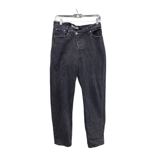 Jeans Straight By Abercrombie And Fitch In Black, Size:4
