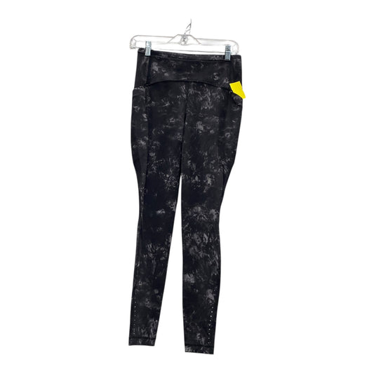 Athletic Leggings By Lululemon In Black & Grey, Size:6