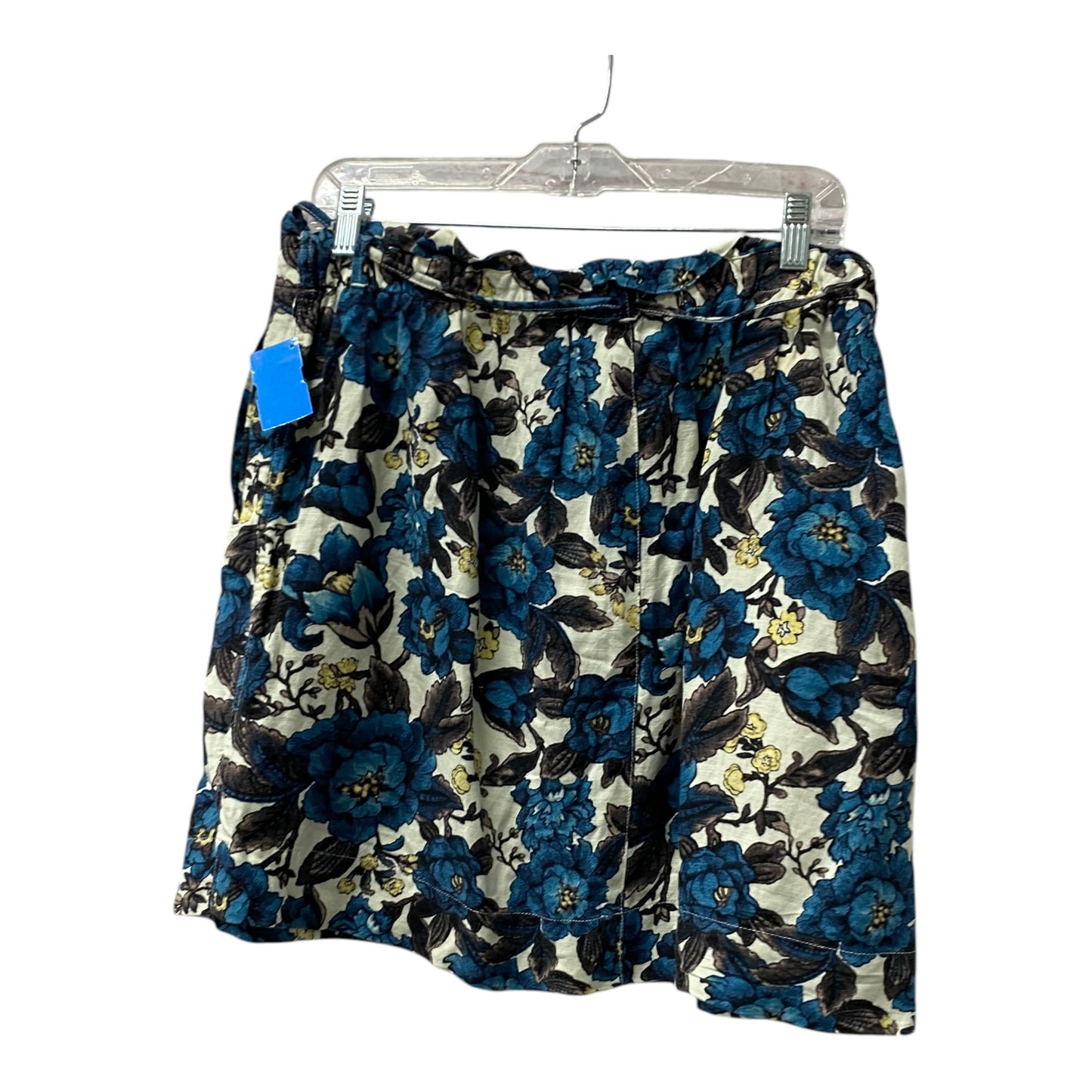 SKIRT MINI & SHORT by LOFT In BLUE, Size: L