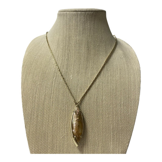 Necklace Pendant By Kendra Scott In Gold