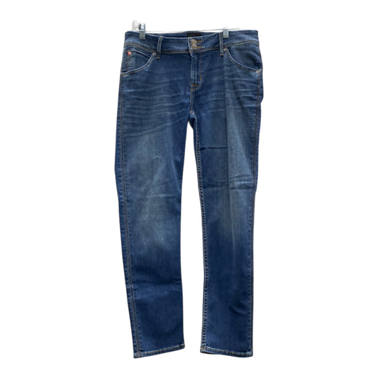 Jeans Skinny By Hudson In Blue Denim, Size:10