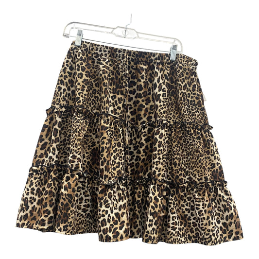 Skirt Mini & Short By Shein In Animal Print, Size:3X