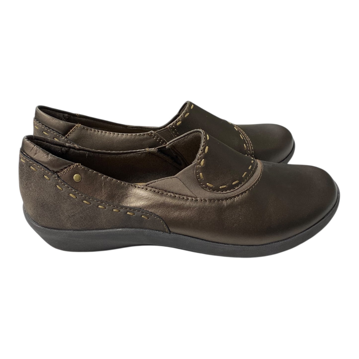 Shoes Flats By Earth Origins In Brown, Size:9.5