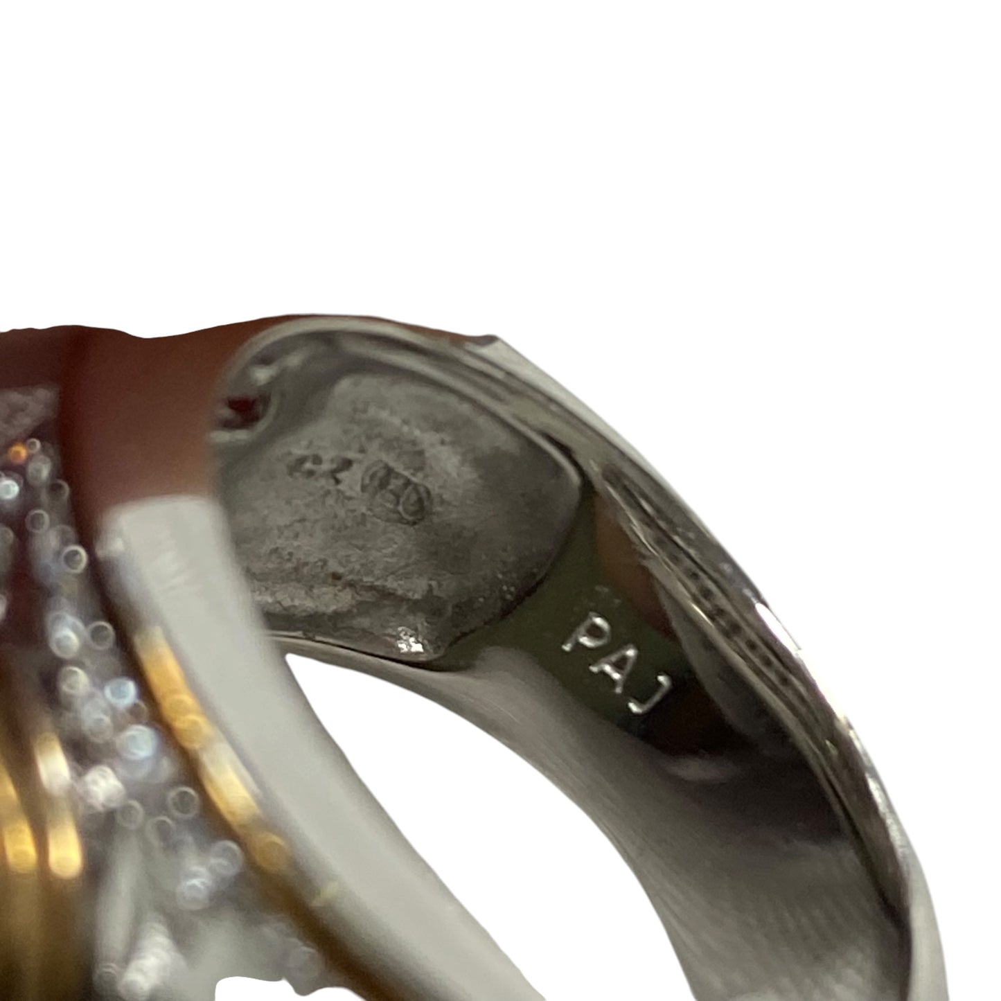 Ring Sterling Silver In Gold & Silver size 7.5