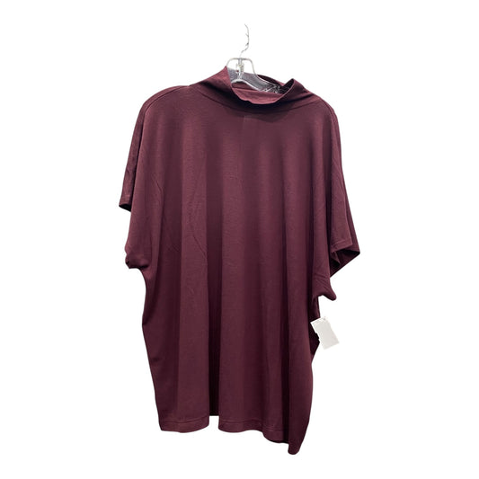 Top Ss By Loft In Maroon, Size:Xl