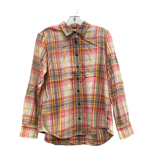 Blouse Ls By Lands End In Red, Size:S