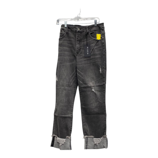 Jeans Cropped By Risen In Black, Size:18