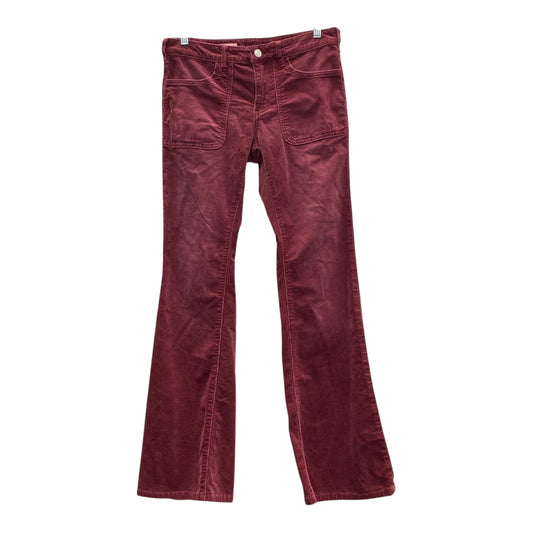 Pants Corduroy By Pilcro In Red, Size:4