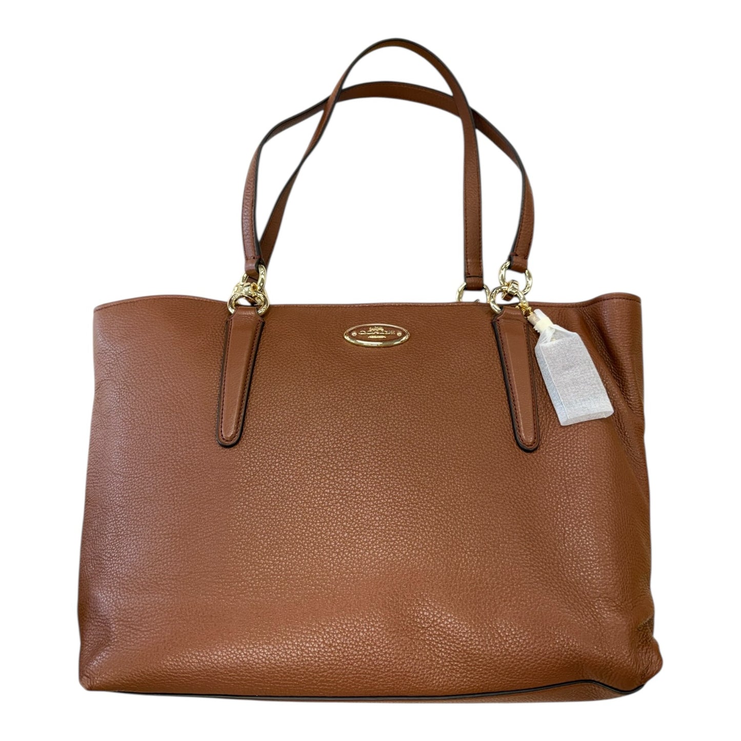 Handbag Designer By Coach In Brown, Size:Large