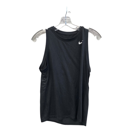 Athletic Tank Top By Nike Apparel In Black, Size:L