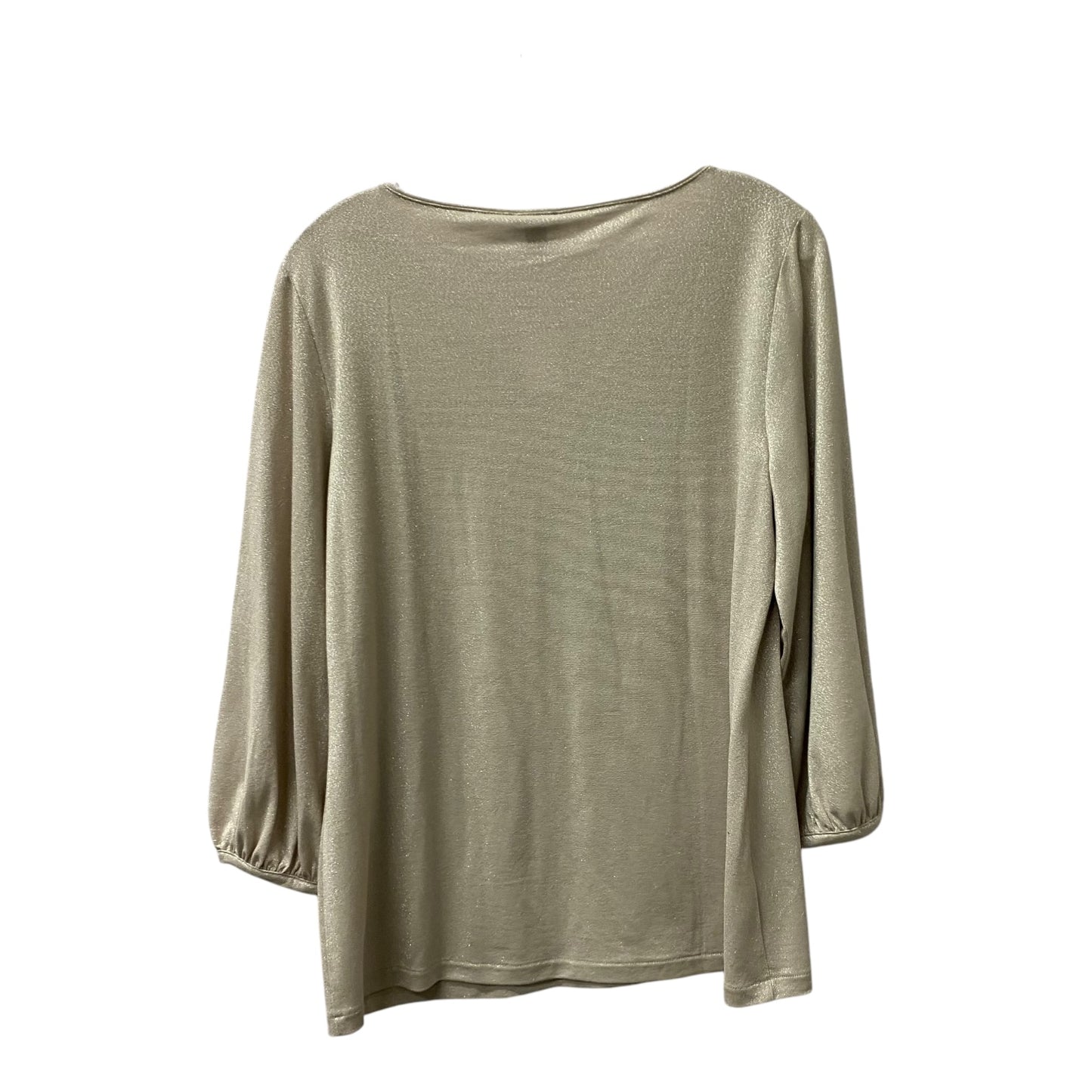 Top Ls By Ann Taylor In Gold, Size:L