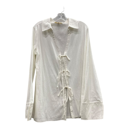 Top Ls By Porridge In White, Size:Xl