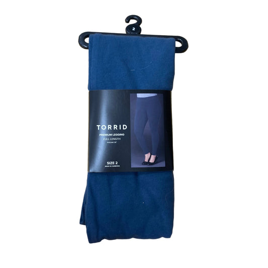 Pants Leggings By Torrid In Blue, Size:20