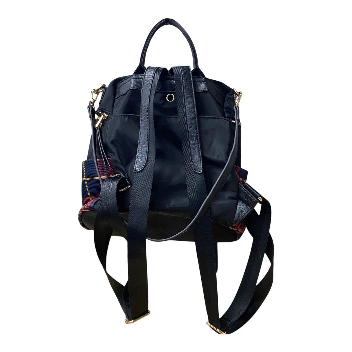 BACKPACK by kedzie in BLACK & RED, Size:MEDIUM