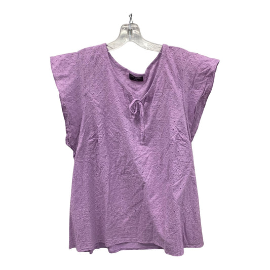 Top Ss By Lane Bryant In Purple, Size:3X