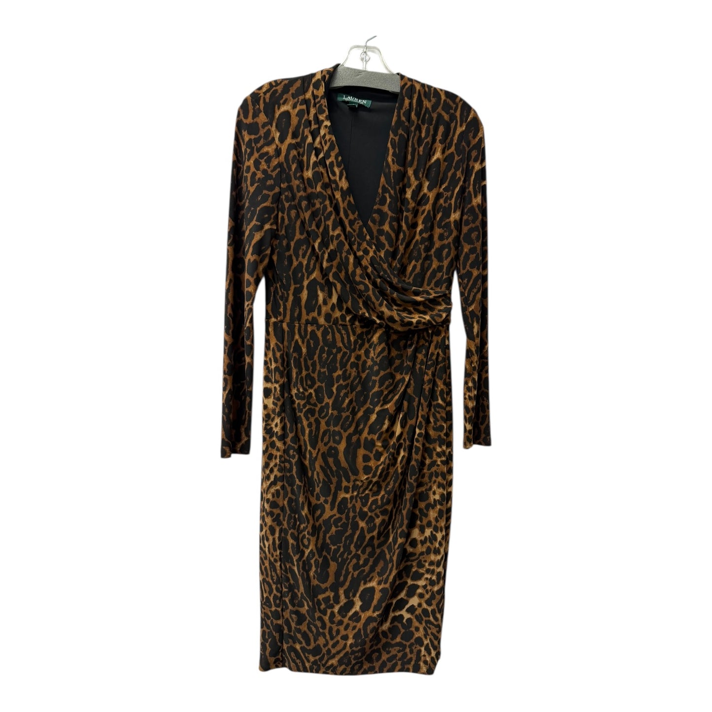 Dress Casual Short By Lauren By Ralph Lauren In Animal Print, Size:S