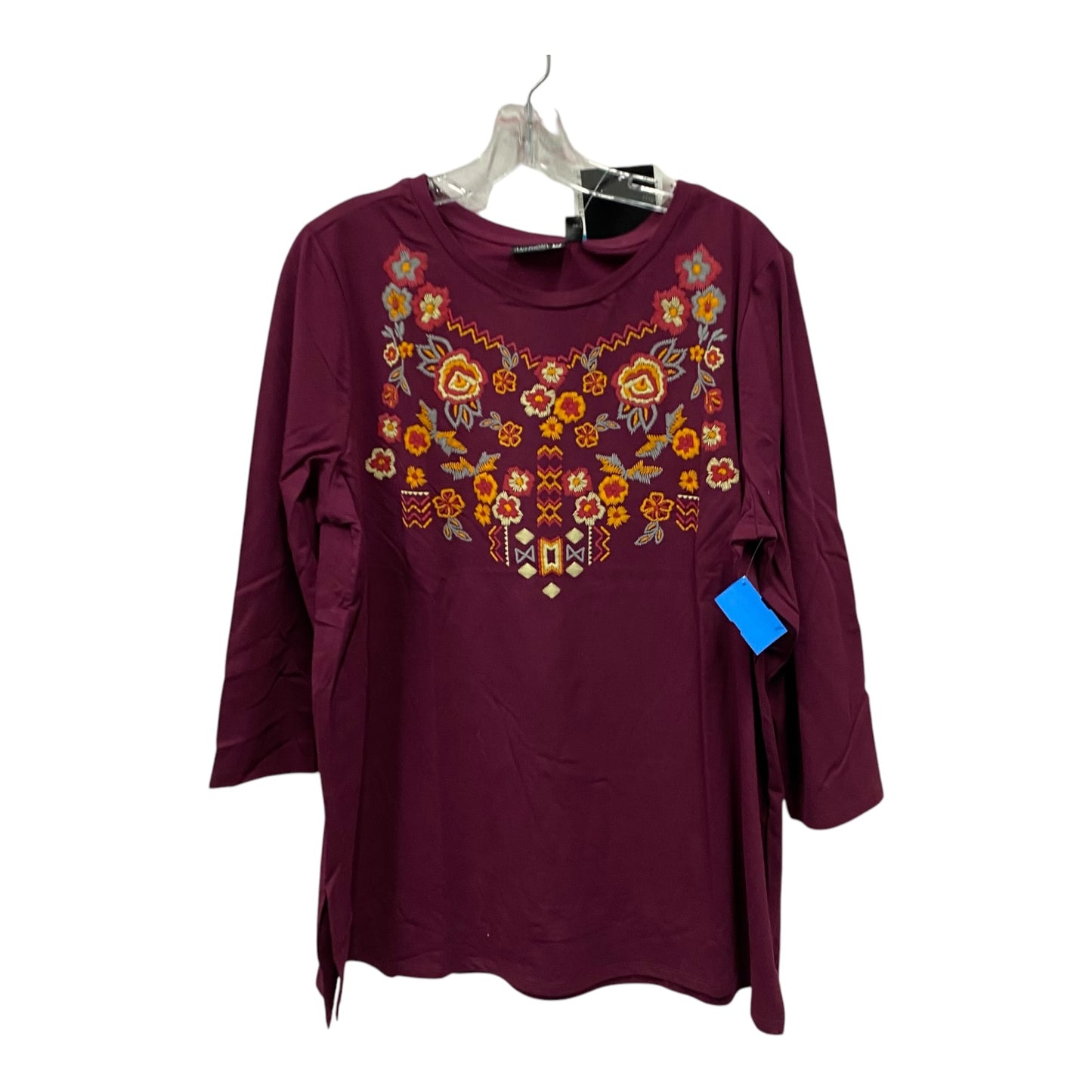 Top Ls By Cme In Purple, Size:1X