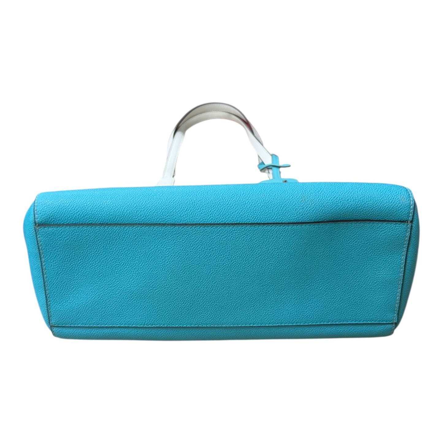 Handbag Designer By Michael Kors In Blue & White, Size:Large