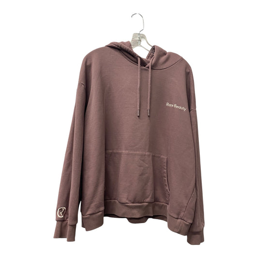 Sweatshirt Hoodie By rare beauty In Purple, Size:2X