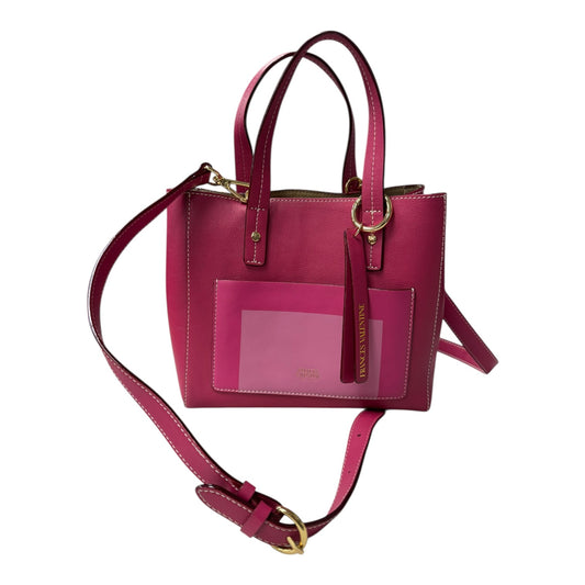 Crossbody Leather By Cma In Pink, Size:Medium
