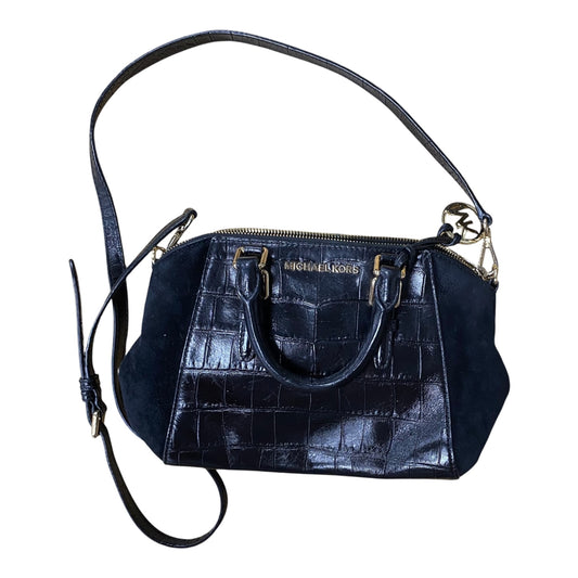 Crossbody Designer By Michael Kors In Black, Size:Medium