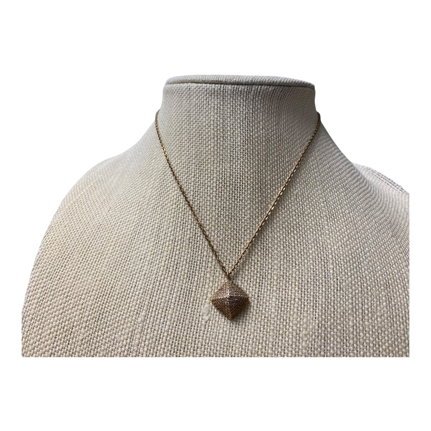 Necklace Designer By Swarovski In Gold