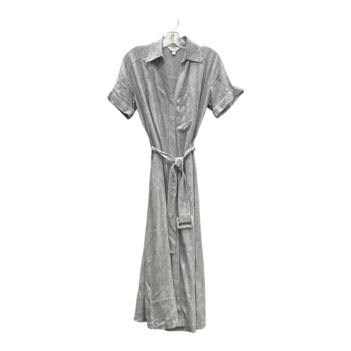 Dress Casual Midi By Banana Republic In Black & White, Size:S