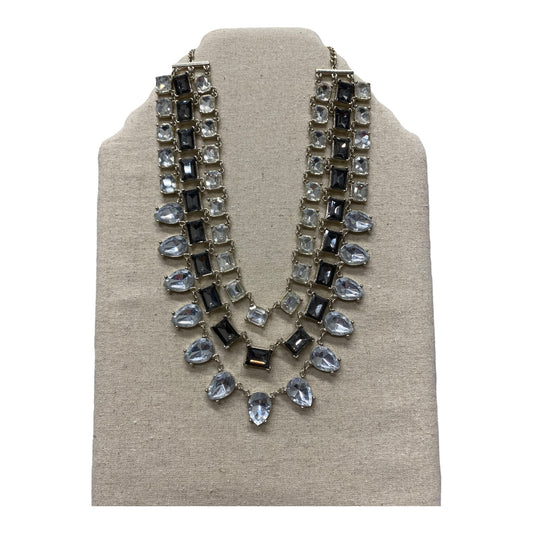 Necklace Layered By Loft In Grey & Silver