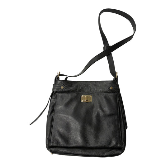 Crossbody Leather By Rachel Roy In Black, Size:Medium