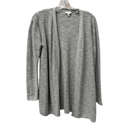 Sweater Cardigan By J. Jill In Grey, Size:Sp