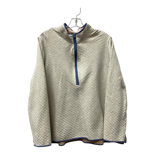 Athletic Jacket By J. Jill In Tan, Size:Xl