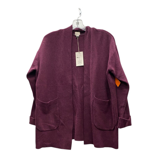 Sweater Cardigan By A New Day In Purple, Size:S