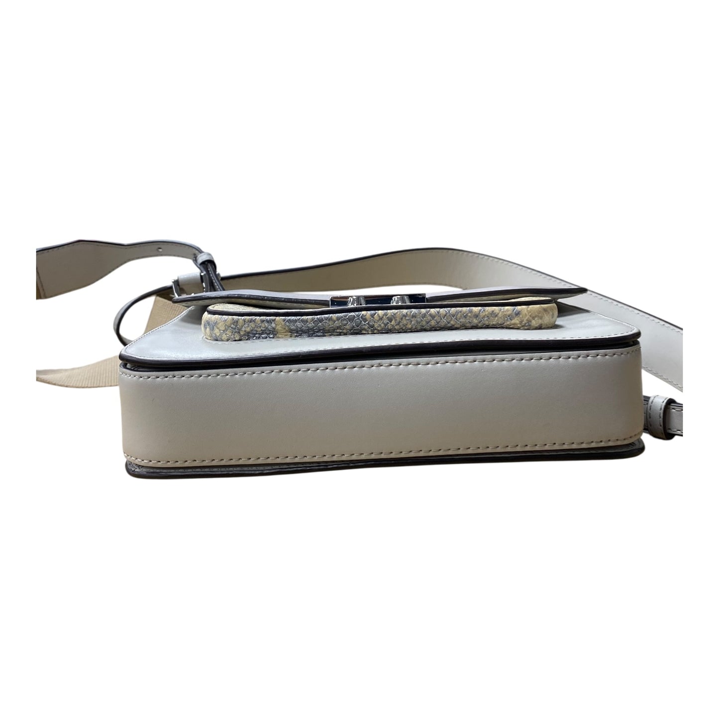 Crossbody Designer By Michael Kors In Grey, Size:Medium