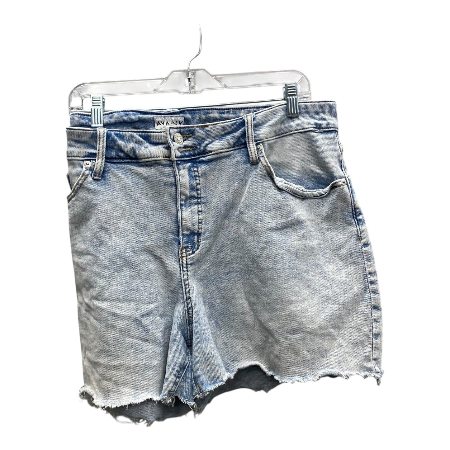 Shorts By Ava & Viv In Blue Denim, Size:20