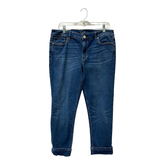 Jeans Cropped By White House Black Market In Blue, Size:12