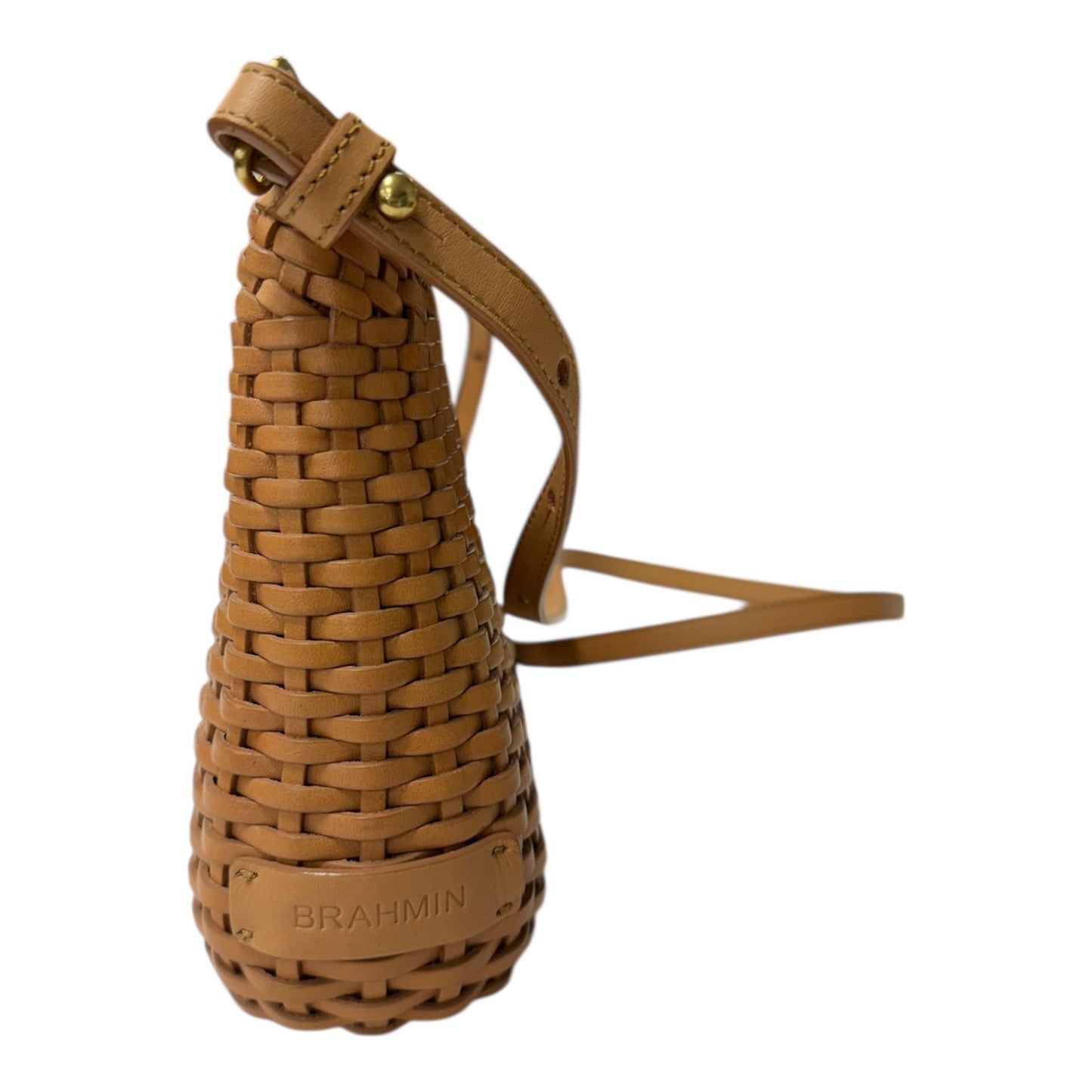 Crossbody Designer By Brahmin In Tan, Size:Medium