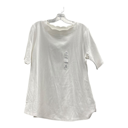 Top Ss By Croft And Barrow In White, Size:L