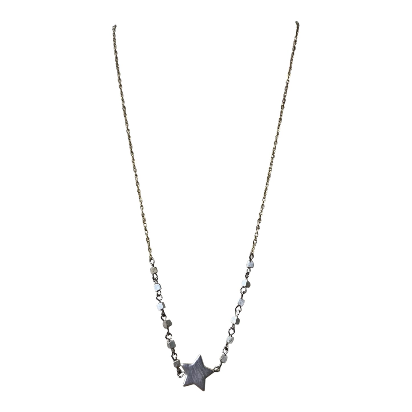 Necklace Other In Gold & White
