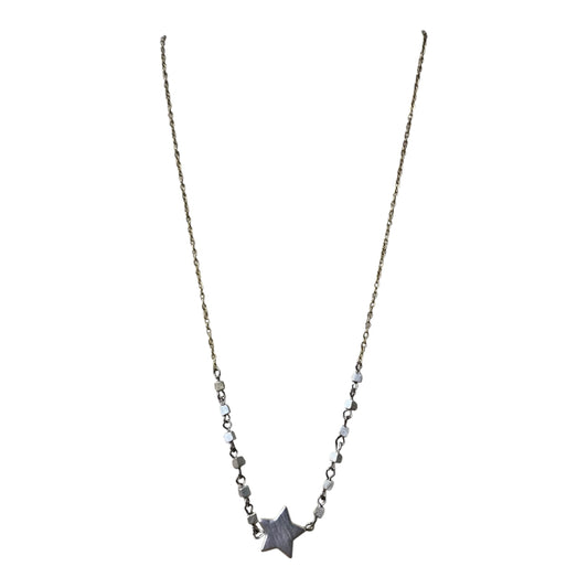 Necklace Other In Gold & White