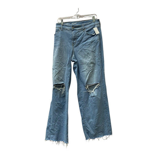 Jeans Wide Leg By Torrid In Blue Denim, Size:14