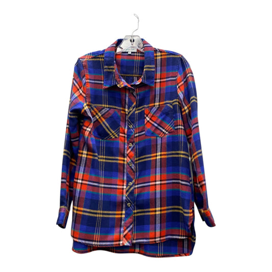 Top Ls By Grace & Lace In Blue & Red, Size:M