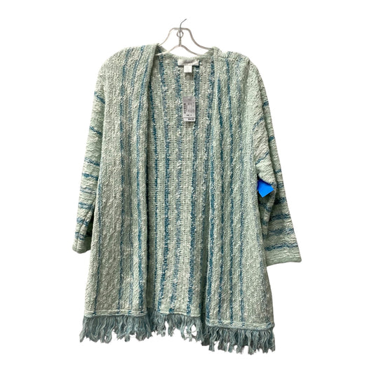 Cardigan By Cj Banks In Blue, Size:Xl