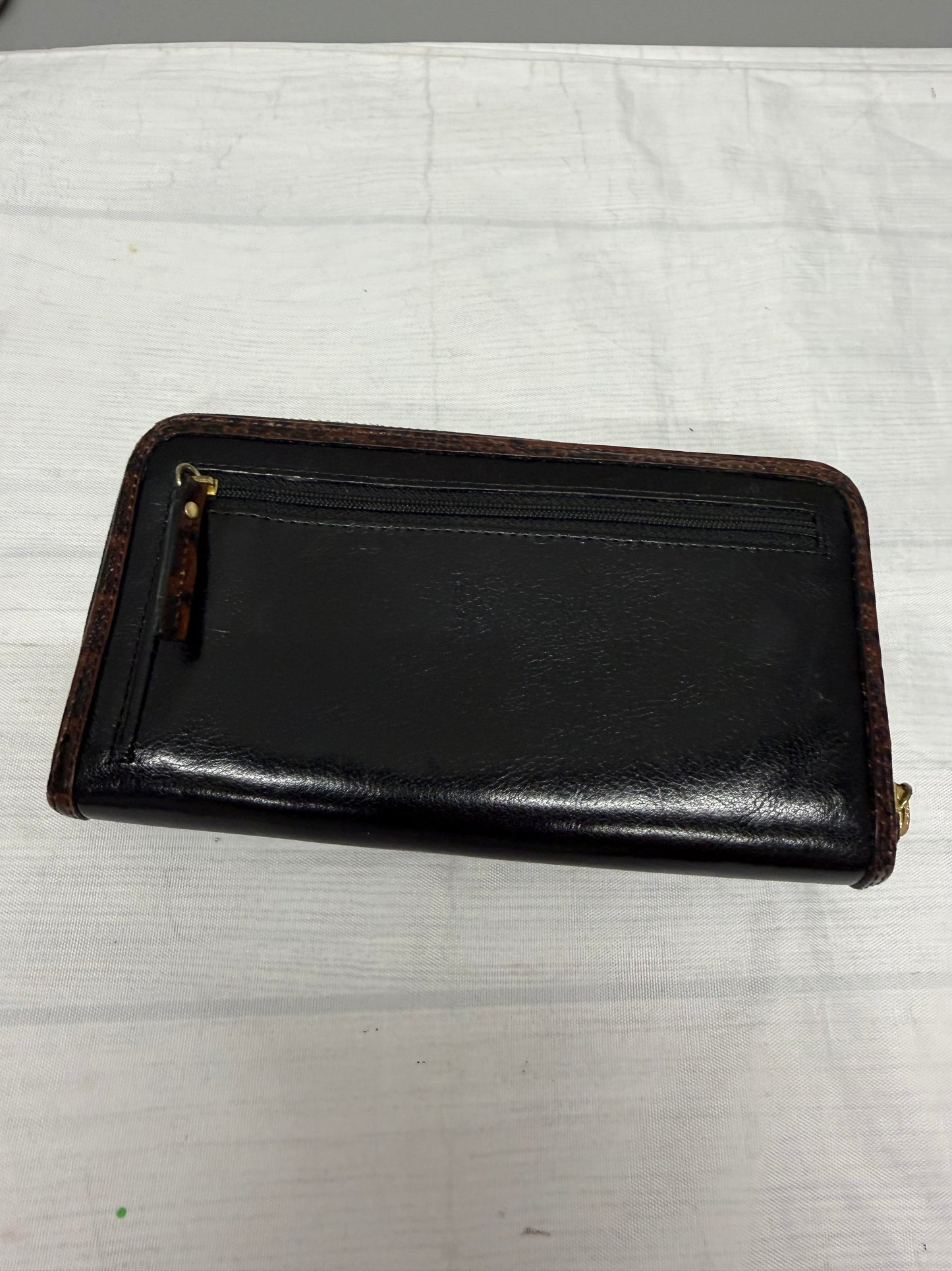 Wristlet Designer By Brahmin In Black, Size:Medium