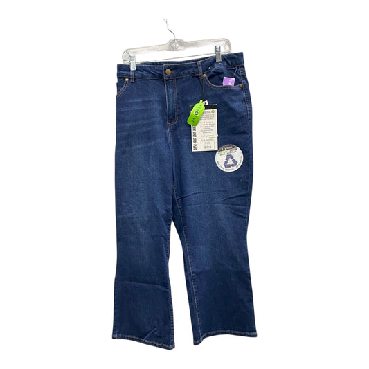 Jeans Boot Cut By D Jeans In Blue Denim, Size:20