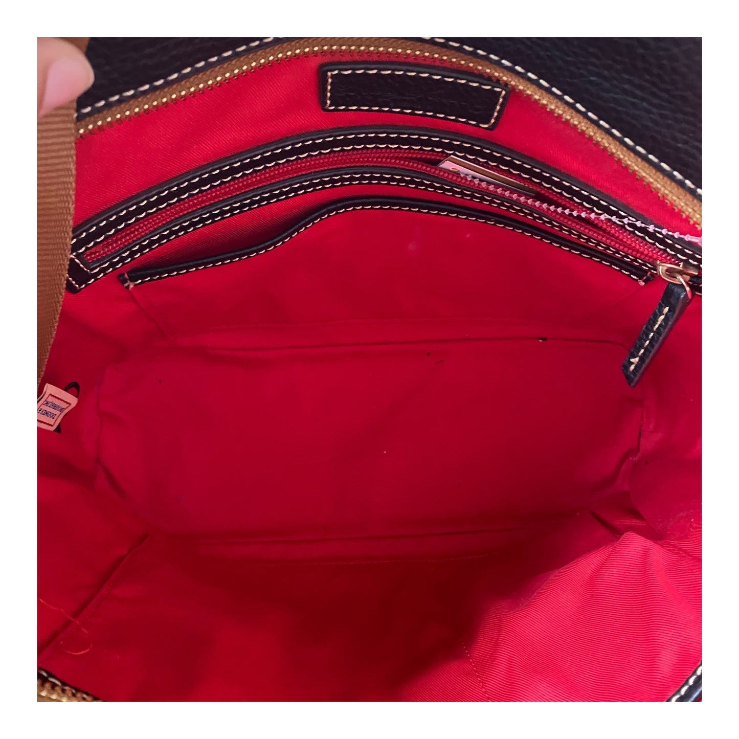 Handbag Designer By Dooney And Bourke In Black, Size:Medium