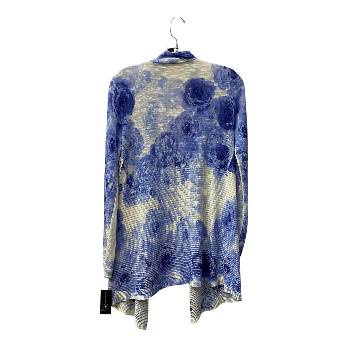 Cardigan By Inc In Blue, Size:M