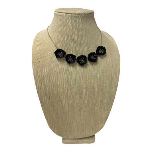 Necklace Statement By Loft In Black & Gold
